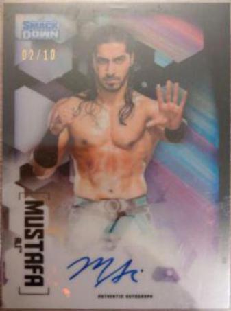 Mustafa Ali #A-MA Wrestling Cards 2020 Topps WWE Chrome Autographs