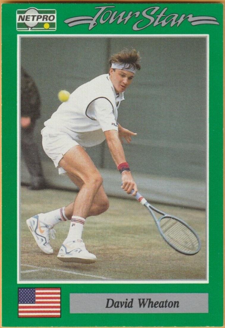 David Wheaton #6 Tennis Cards 1991 NetPro Tour Stars