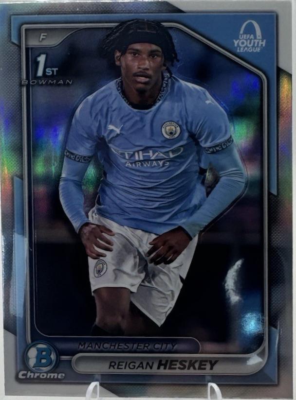 Reigan Heskey #BU-RH Soccer Cards 2024 Topps Chrome UEFA Bowman Youth League