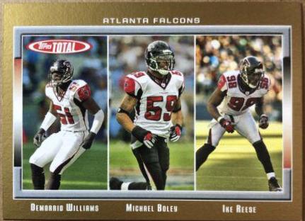Ike Reese, Demorrio Williams, Michael Boley [Gold] #117