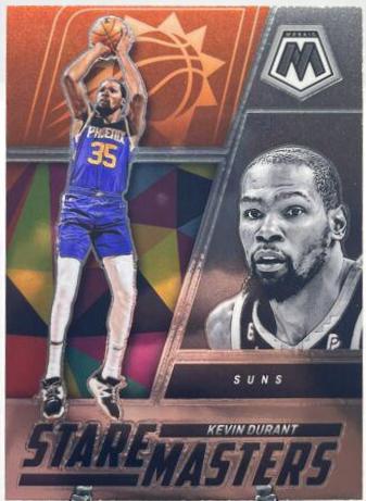 Kevin Durant #2 Basketball Cards 2022 Panini Mosaic Stare Masters