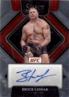 Brock Lesnar #SG-BLS Ufc Cards 2022 Panini Select UFC Signatures