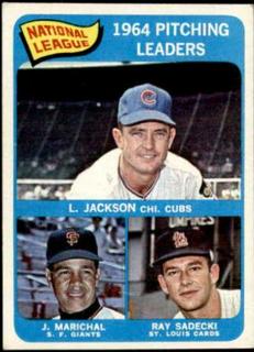 National League 1964 Pitching Leaders