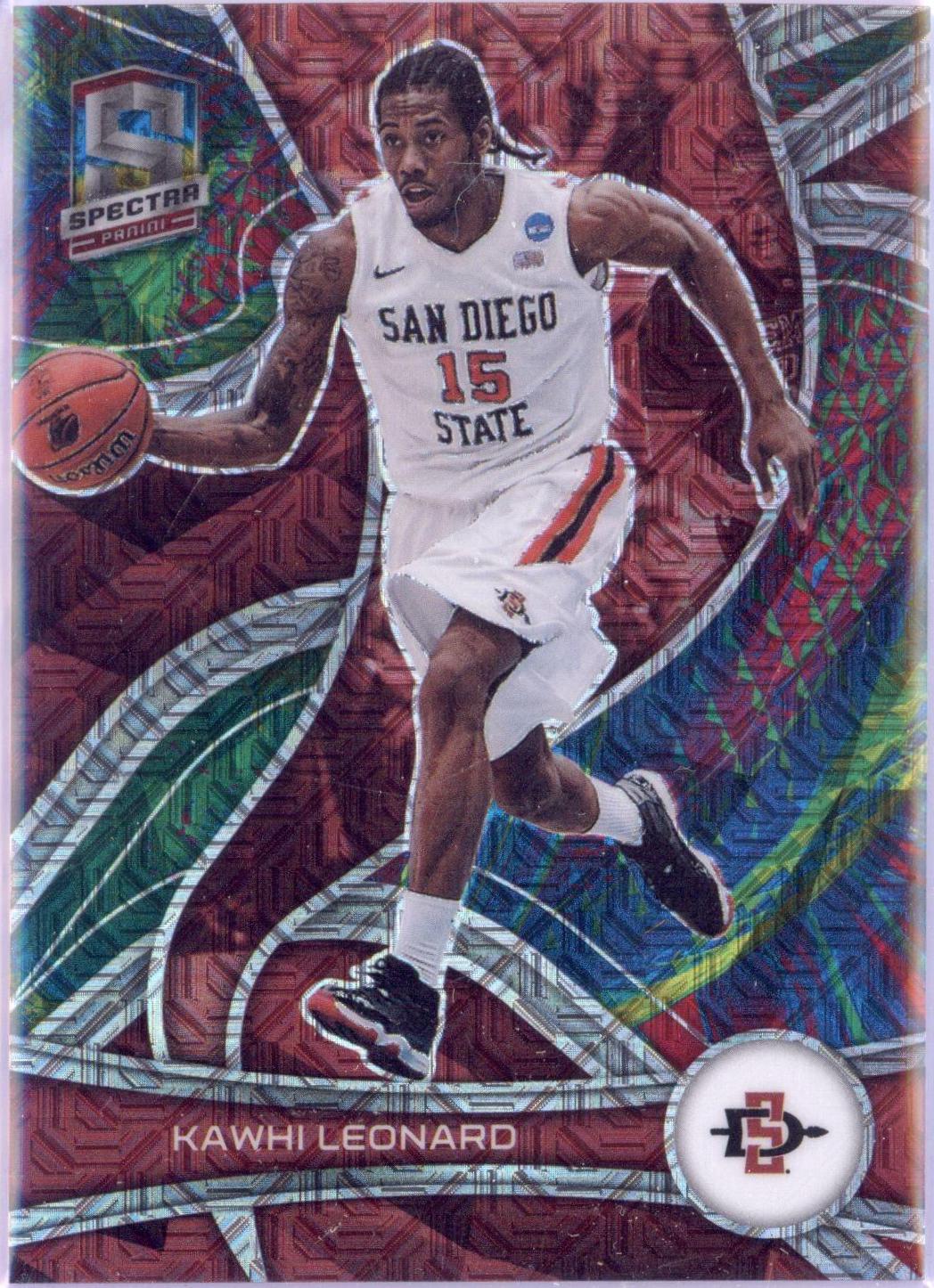 Kawhi Leonard [Meta] #28 Basketball Cards 2022 Panini Chronicles Draft Picks Spectra