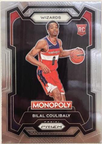 Bilal Coulibaly #90 Basketball Cards 2023 Panini Prizm Monopoly