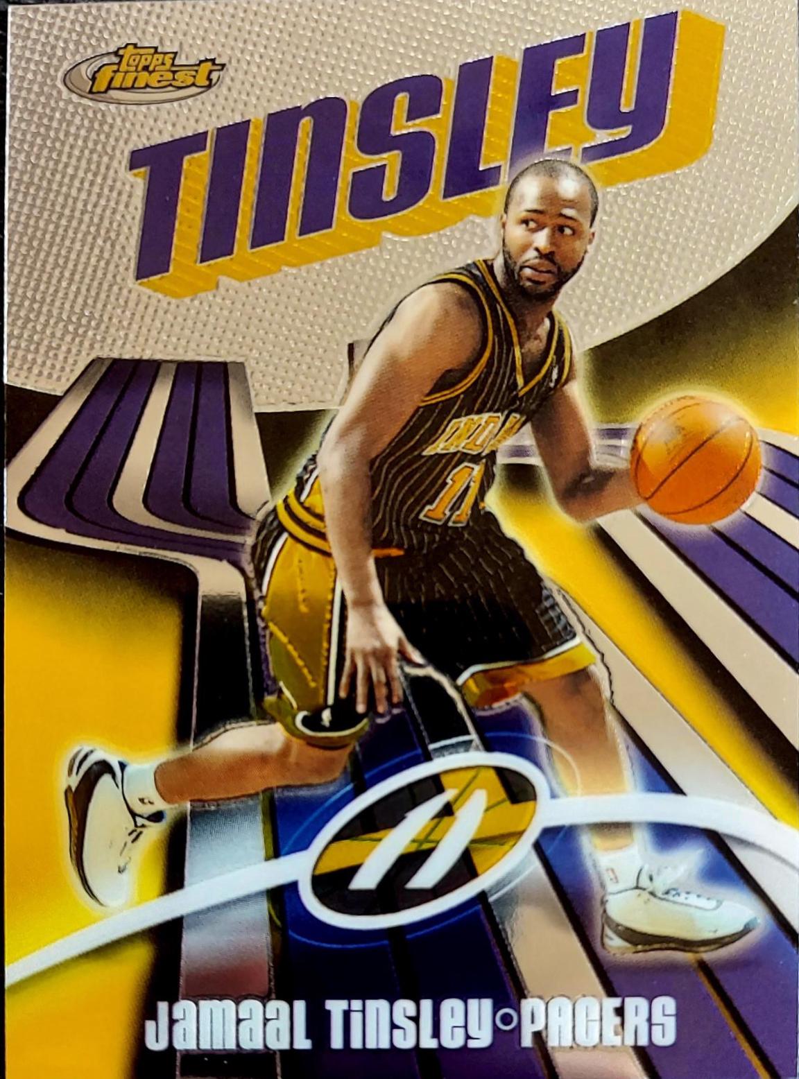 Jamaal Tinsley #6 Basketball Cards 2003 Finest