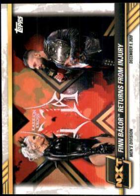 Finn Balor Returns from Injury #94 Wrestling Cards 2021 Topps WWE NXT