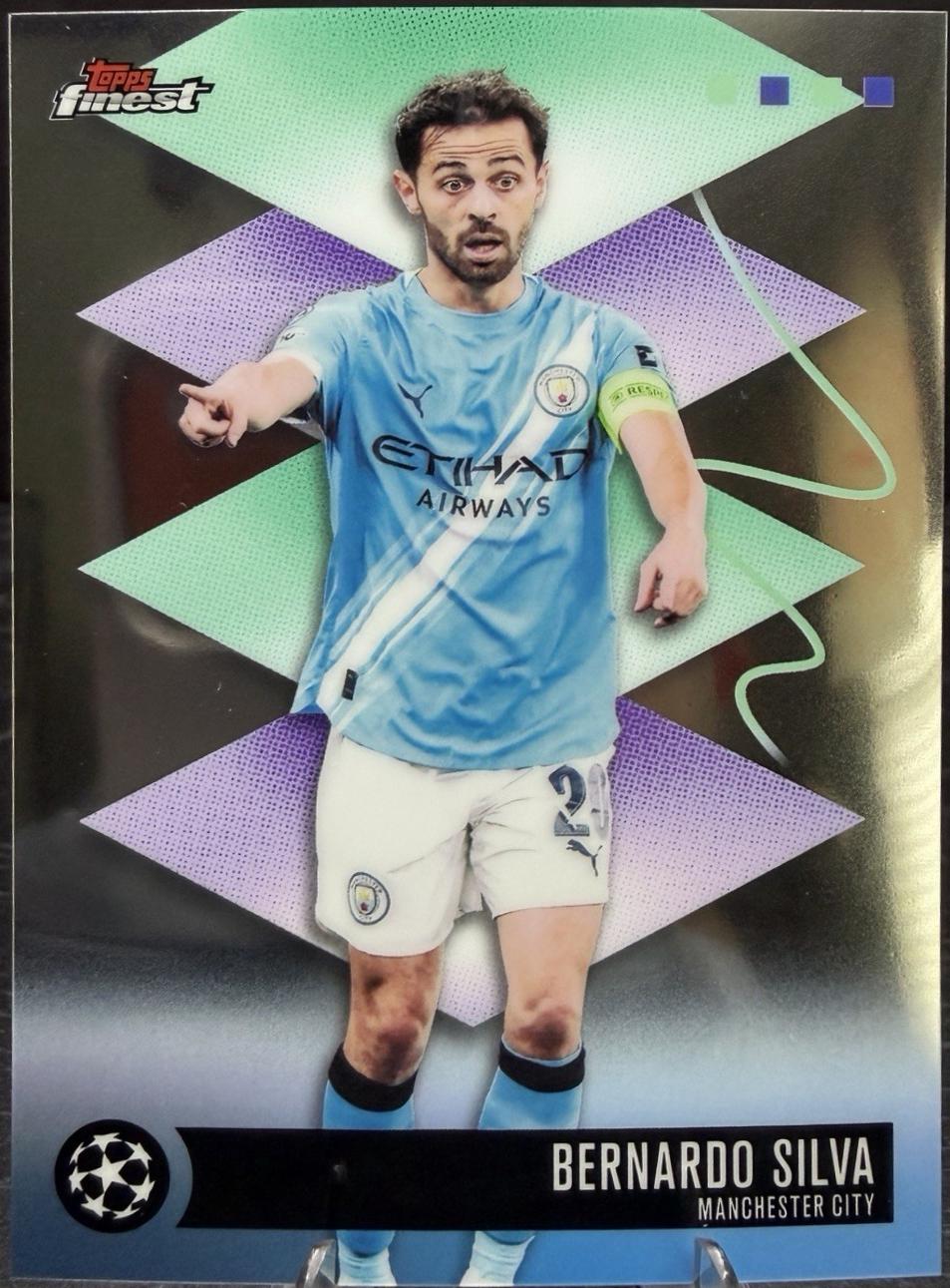 Bernardo Silva #483 2025 Topps Finest UEFA