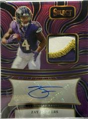 Zay Flowers [Purple] #SM-ZFS Prices | 2024 Panini Select Signature