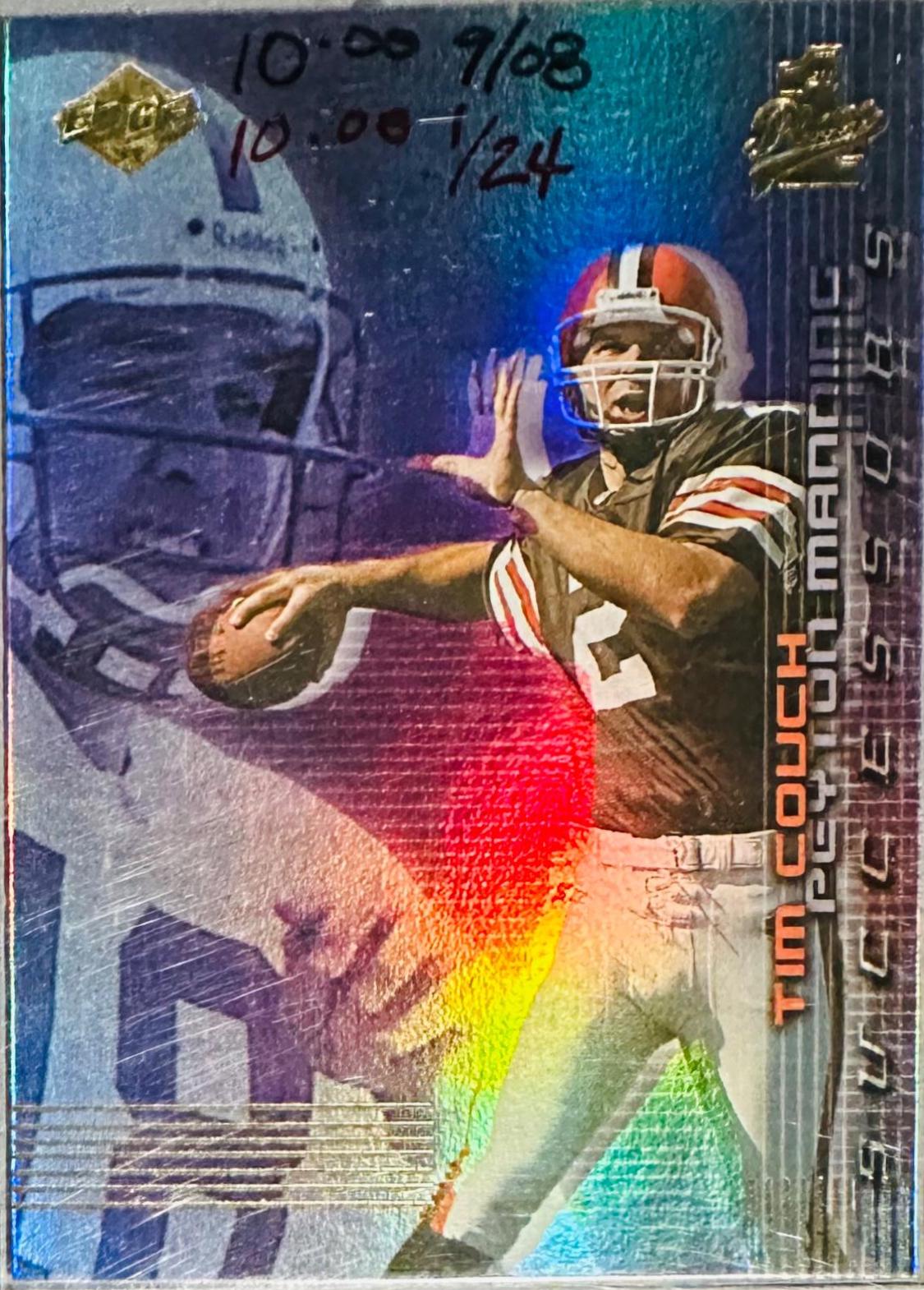 Tim Couch / Peyton Manning #SS Football Cards 1999 Collector's Edge 1st Place Successors