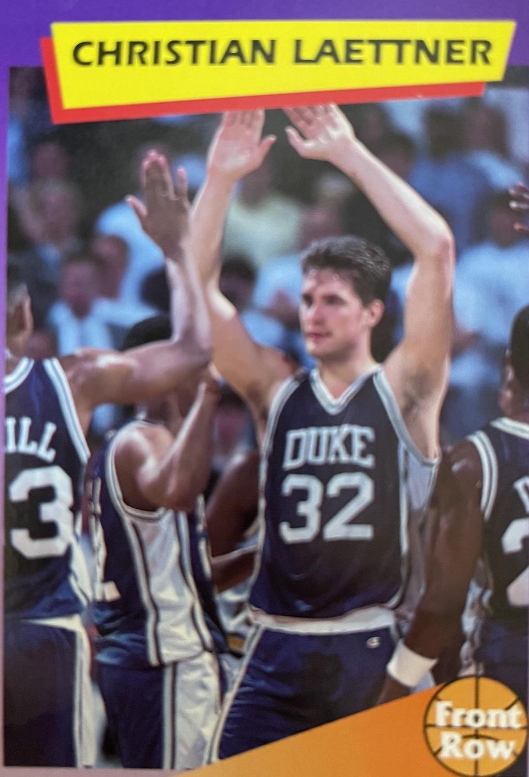 Christian Laettner #42 1992 Front Row Dream Picks Basketball