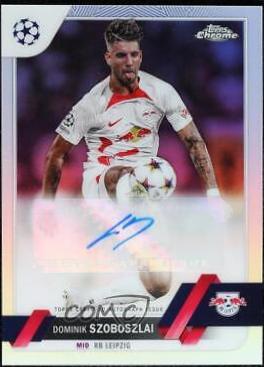 Dominik Szoboszlai #CA-DS Soccer Cards 2022 Topps Chrome UEFA Club Competitions Autographs