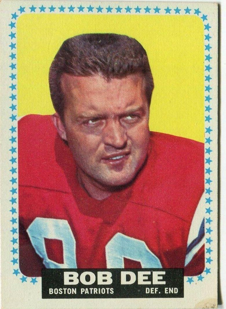 Bob Dee #7 Football Cards 1964 Topps
