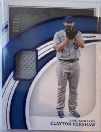 Clayton Kershaw #12 2022 Panini Immaculate Baseball