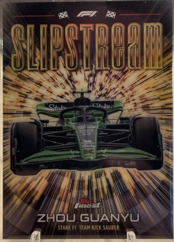 Zhou Guanyu #SS-14 Racing Cards 2024 Topps Finest Formula 1 Slipstream