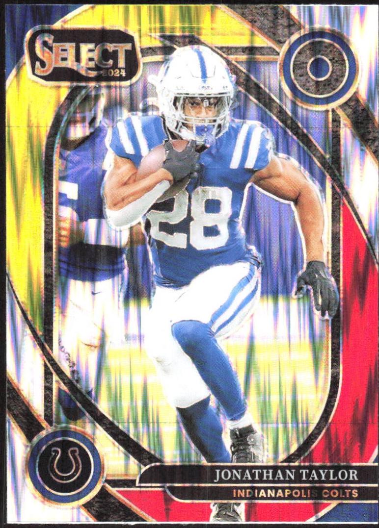 2024 Jonathan Taylor [Red Yellow Prizm Shock] #271