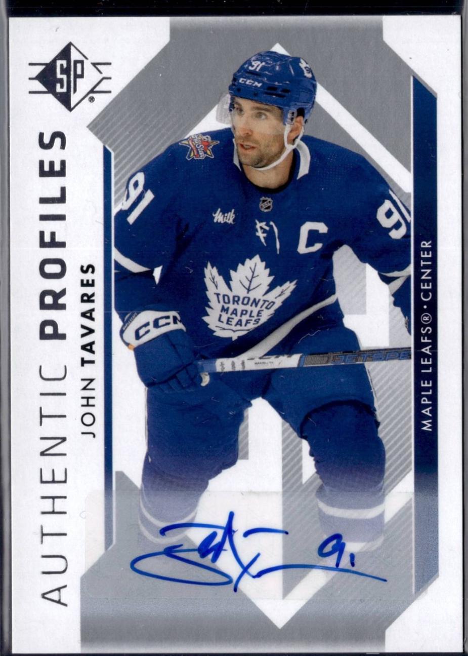 John Tavares [Signature] #AP-9