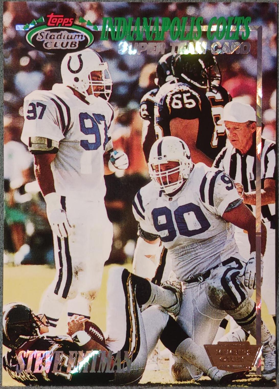 Steve Emtman #NNO 1993 Stadium Club Super Teams Football
