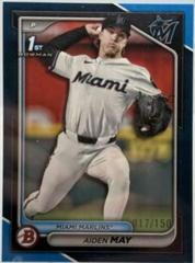 Aiden May [Blue] #BD-91 Baseball Cards 2024 Bowman Draft Prices