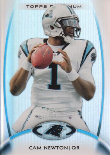 Cam Newton #10 Football Cards 2012 Topps Platinum