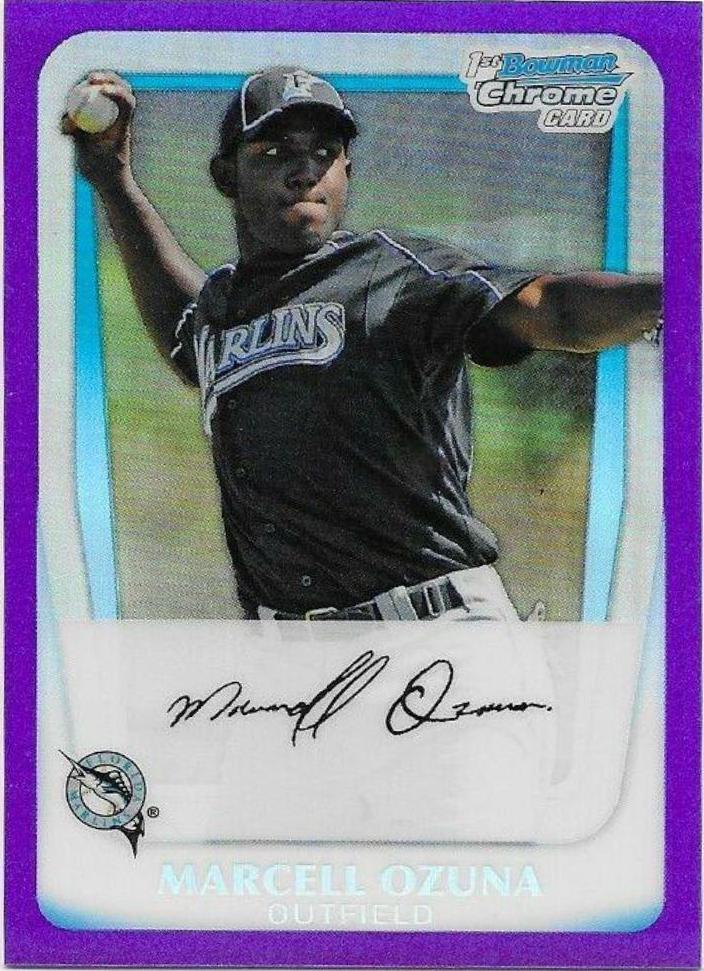 Marcell Ozuna [Purple Refractor] #BCP36