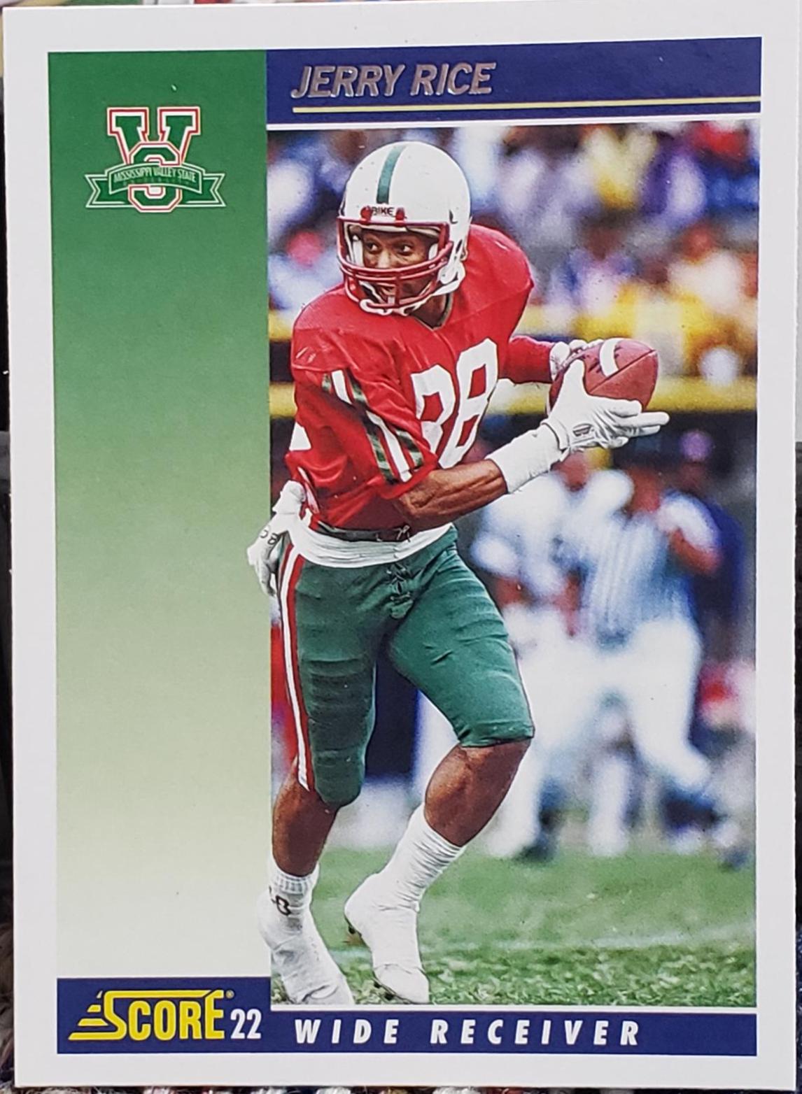 Jerry Rice #6 Football Cards 2022 Panini Chronicles Draft Picks Score Retro