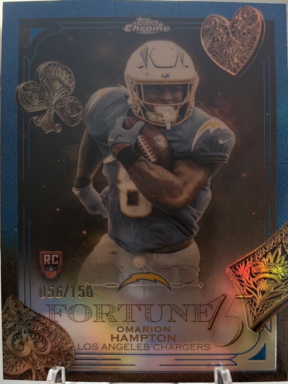 Omarion Hampton [Blue Refractor] #F15-25