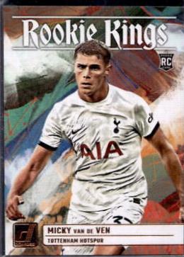 Micky van de Ven #6 Soccer Cards 2023 Panini Donruss Rookie Kings