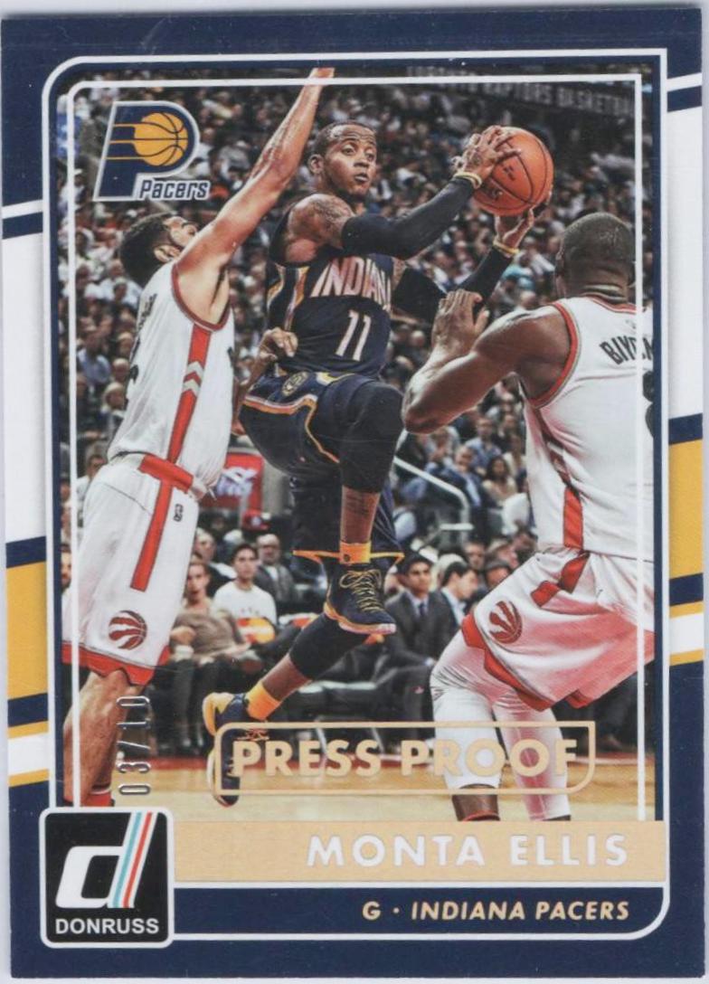 Monta Ellis #66 2015 Panini Donruss Basketball