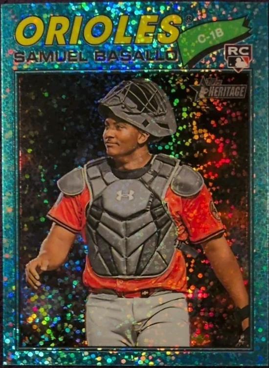 Samuel Basallo #175 2026 Topps Heritage Baseball