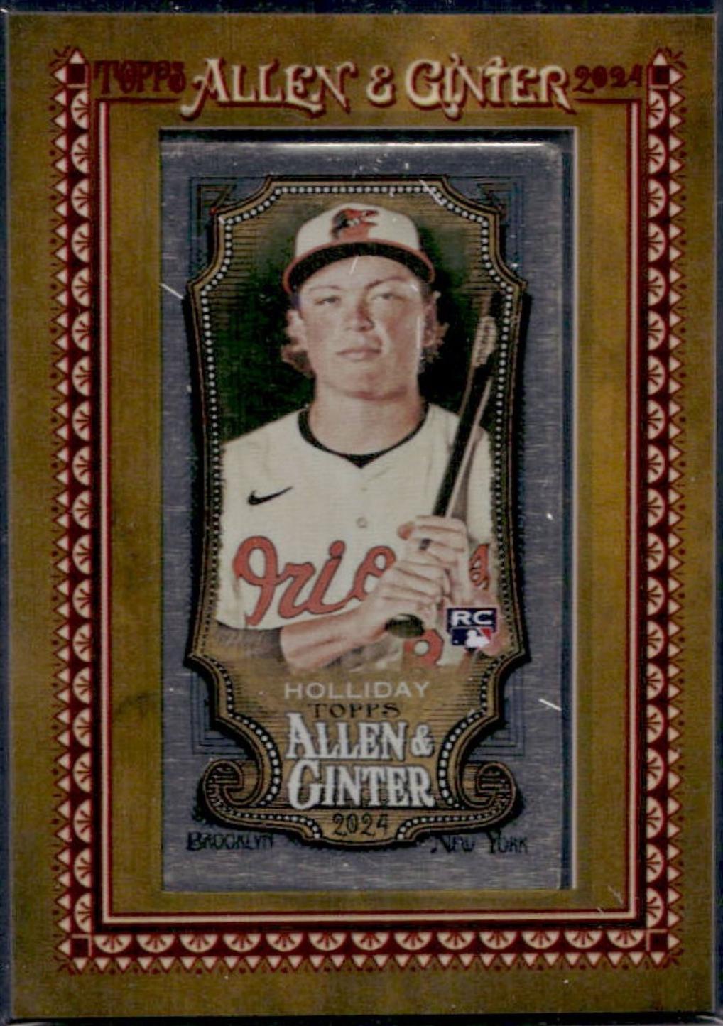 Jackson Holliday #277 2024 Topps Allen & Ginter Metal Mini Baseball
