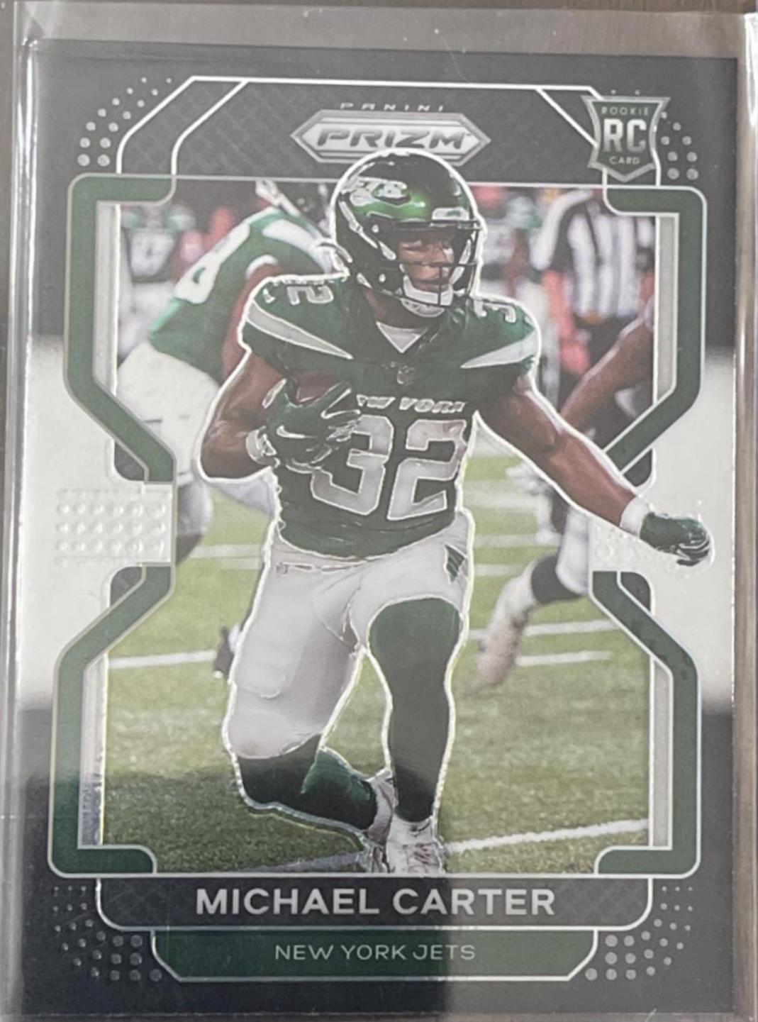 Michael Carter #PB-20 Football Cards 2021 Panini Chronicles Prizm Black