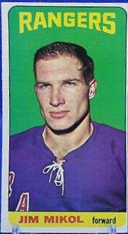 Jim Mikol #36 Hockey Cards 1964 Topps