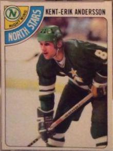 Kent Erik Andersson #17 Hockey Cards 1978 O-Pee-Chee