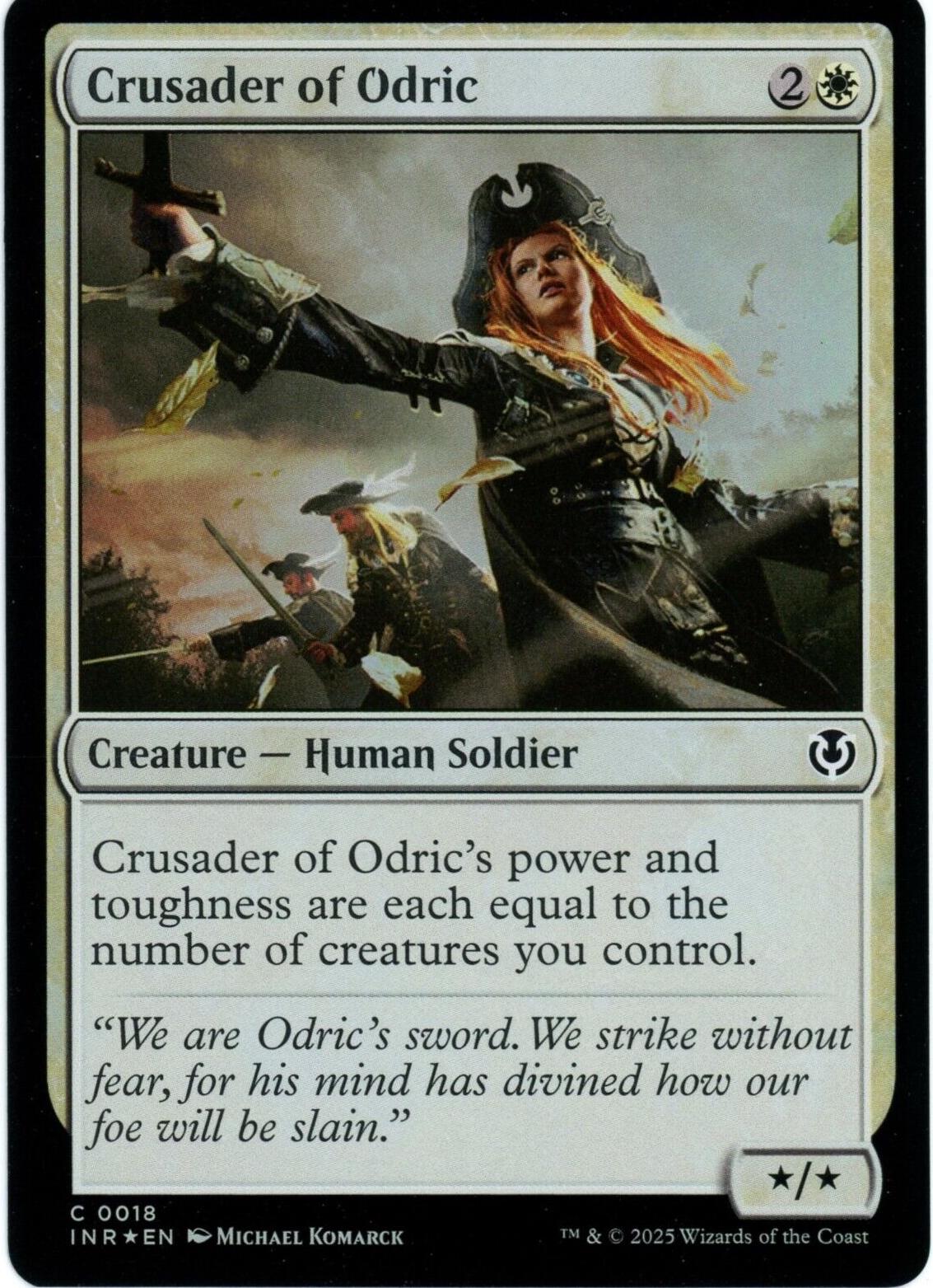 Crusader of Odric #18 Magic Innistrad Remastered