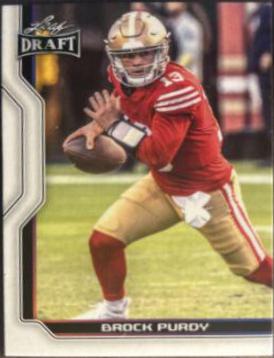Brock Purdy #B1-1 Football Cards 2023 Leaf Draft V1
