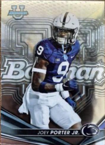 Joey Porter Jr. #38 Football Cards 2022 Bowman's Best University