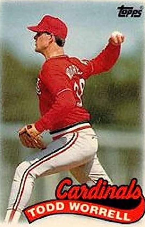 Todd Worrell #38 Baseball Cards 1989 Topps Mini League Leaders