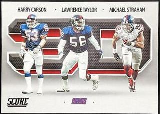 Harry Carson, Lawrence Taylor, Michael Strahan