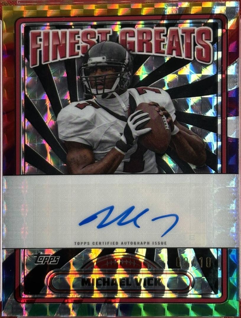 Michael Vick [Oil Spill Refractor] #FG-MV