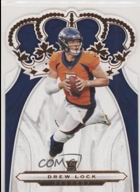 Drew Lock #CR-11 Football Cards 2019 Panini Chronicles Crown Royale