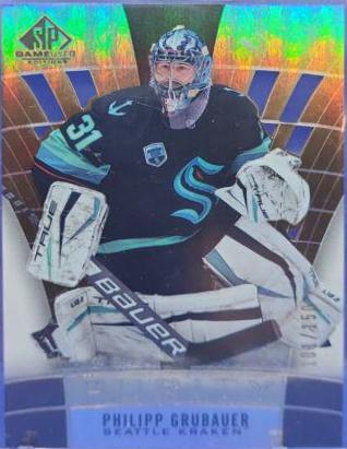 Philipp Grubauer #P-41 Hockey Cards 2021 SP Game Used Purity