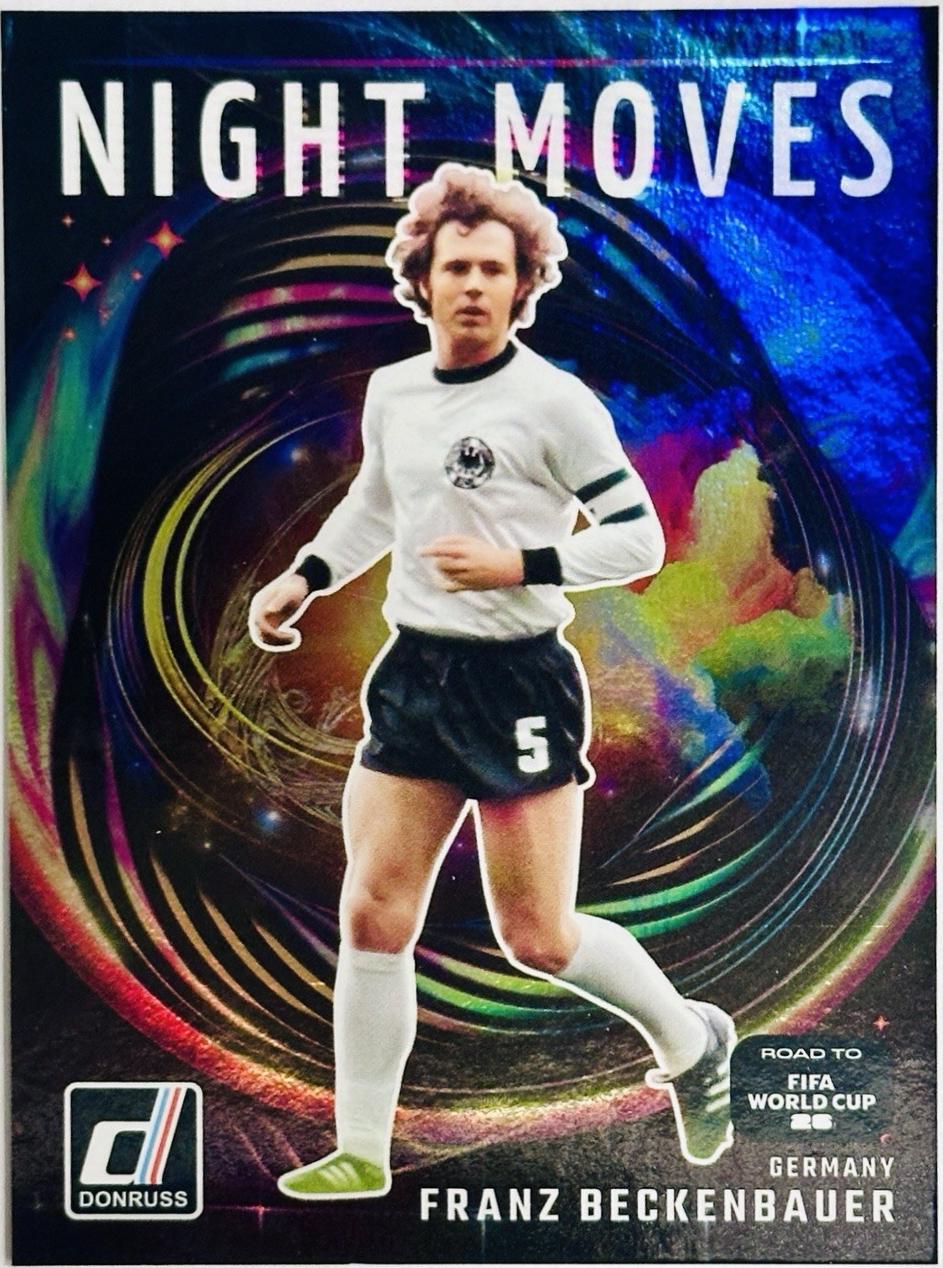 Franz Beckenbauer #25 2025 Panini Donruss Road To FIFA Night Moves