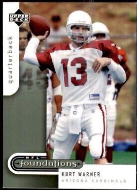 Kurt Warner #3 Football Cards 2005 Upper Deck Foundations