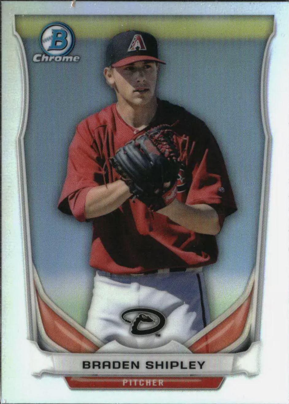 Braden Shipley #CTP-17 2014 Bowman Draft Picks Top Prospects Baseball