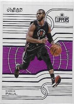 Chris Paul #5 Basketball Cards 2015 Panini Clear Vision