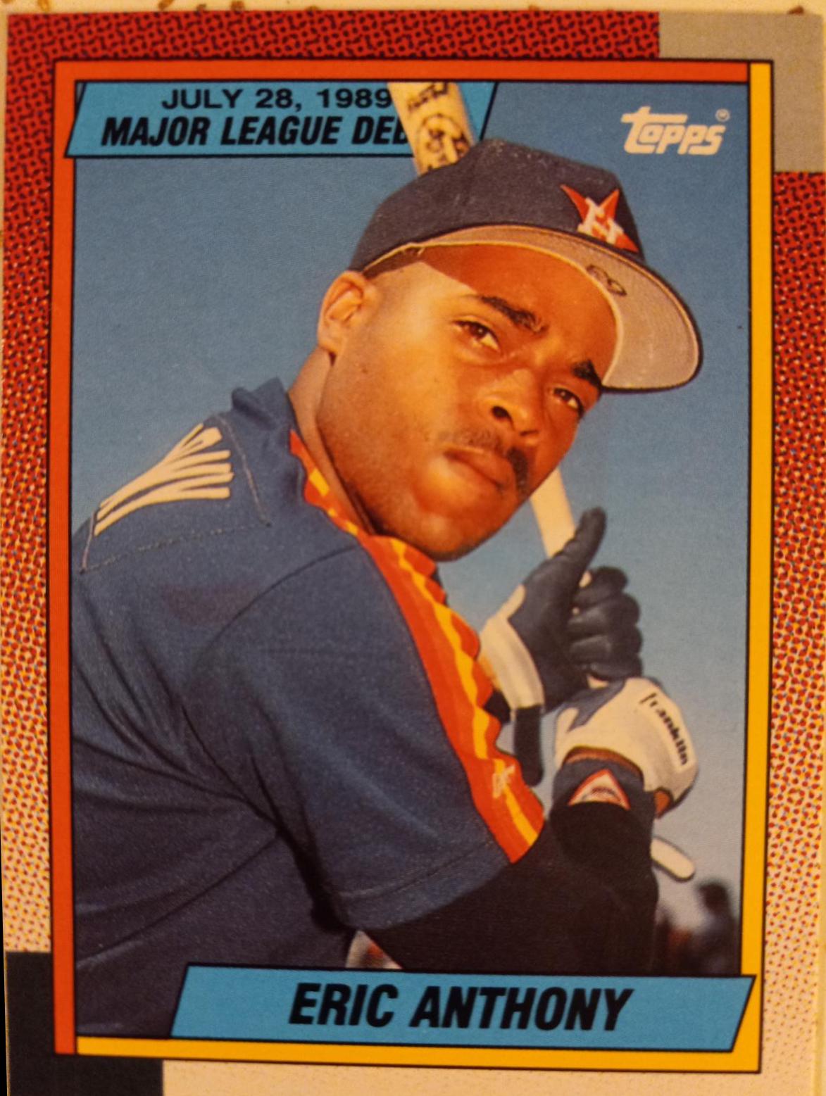 Eric Anthony #5 Baseball Cards 1990 Topps Major League Debut