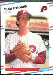 Todd Frohwirth #301 Baseball Cards 1988 Fleer