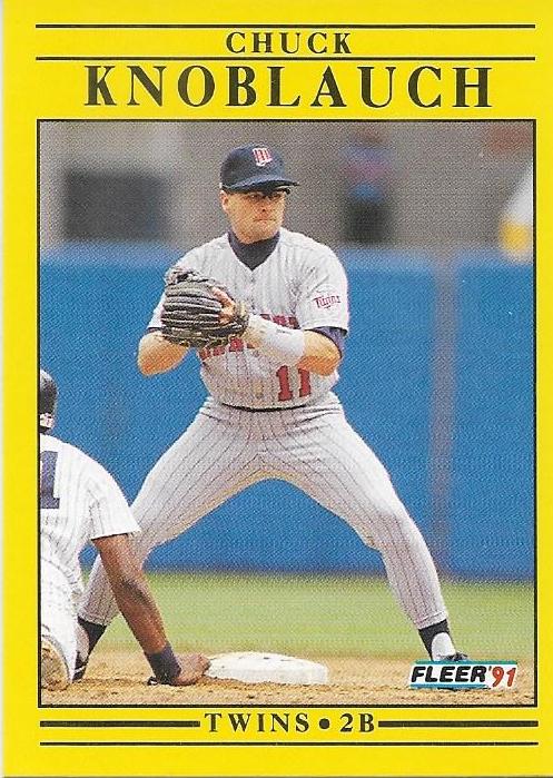 Chuck Knobauch #U-37 Baseball Cards 1991 Fleer Update