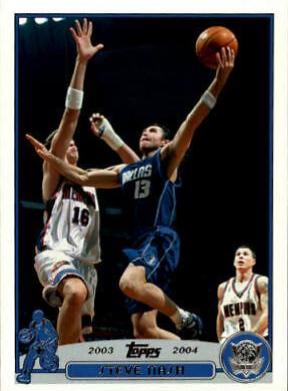 Steve Nash #13 Basketball Cards 2003 Topps